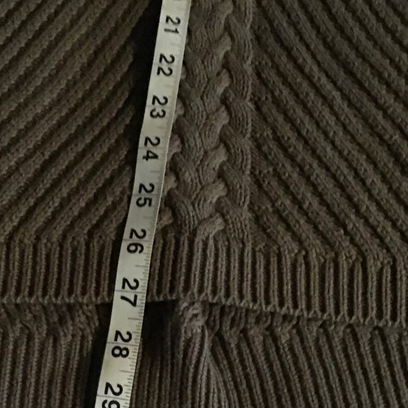 Olive Studded Sweater 1X - Picture 7 of 8